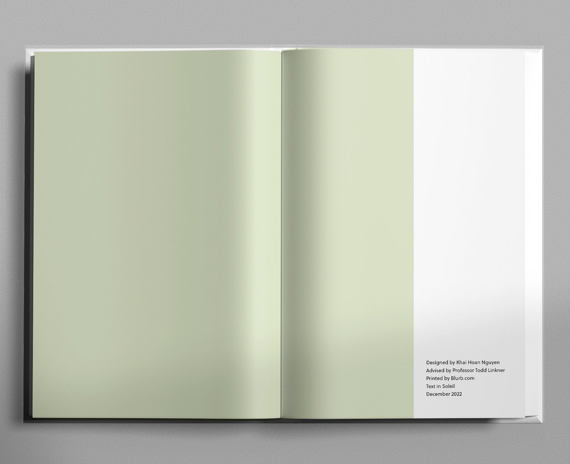 Book spread: closing page