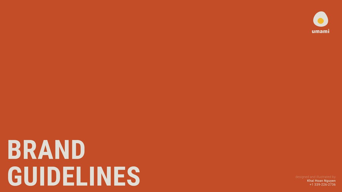 umami brand guidelines cover