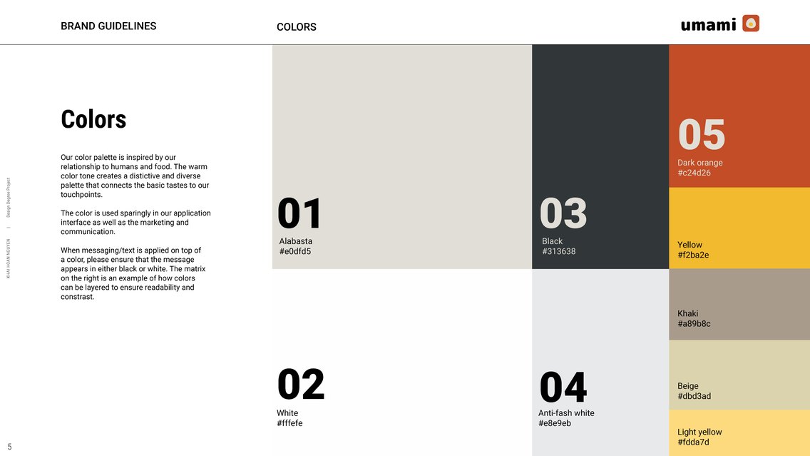Brand guidelines: colour palette